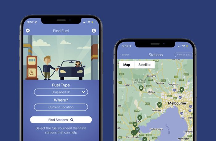 Smartphone app aids drivers with disability