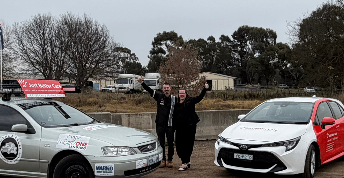 Kiri & Joel Shitbox Rally Canberra
