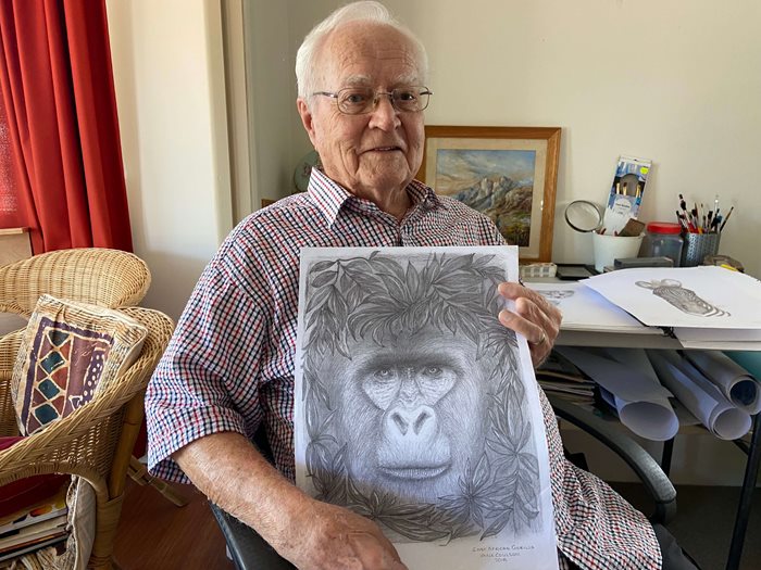 The Cooroy local spearheading art in his 90s