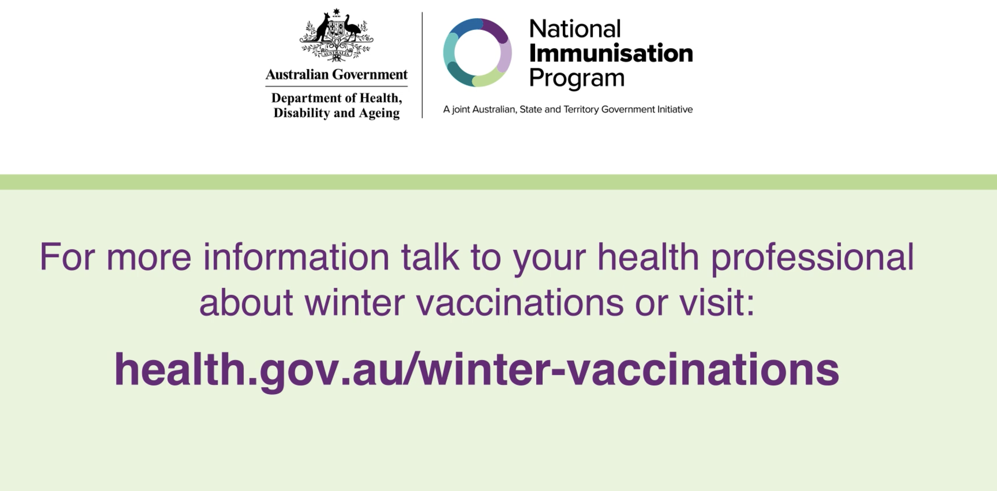 Winter Vaccinations